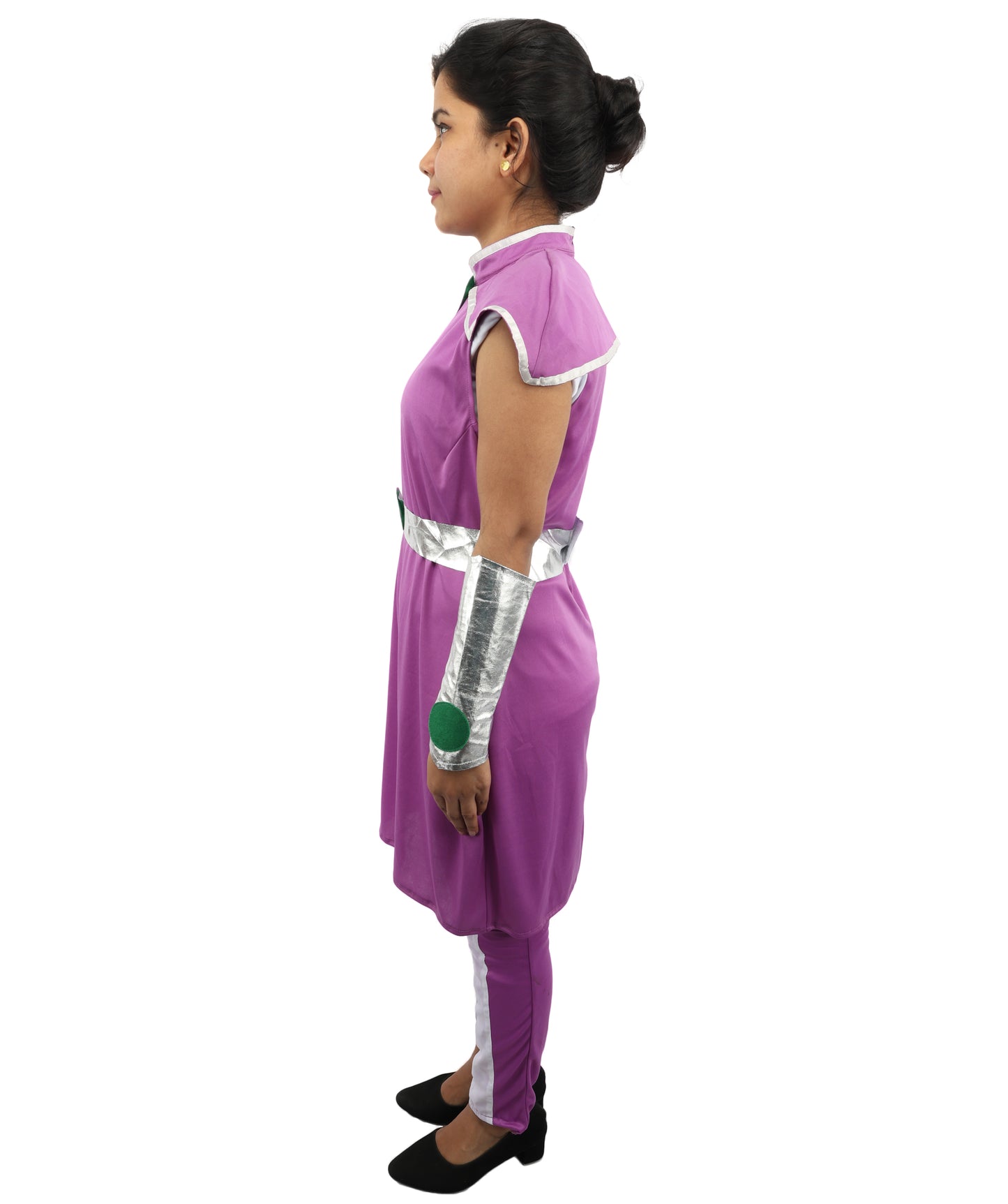 Girl's Superhero Deluxe Starfire Costume - Vibrant and Detailed, Perfect for Cosplay and Themed Events