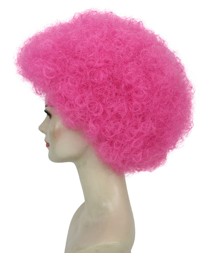 Adult Unisex Big Curly Afro Wig | Bold Costume Hair for Halloween, Cosplay, and Themed Parties | Multiple Color Options