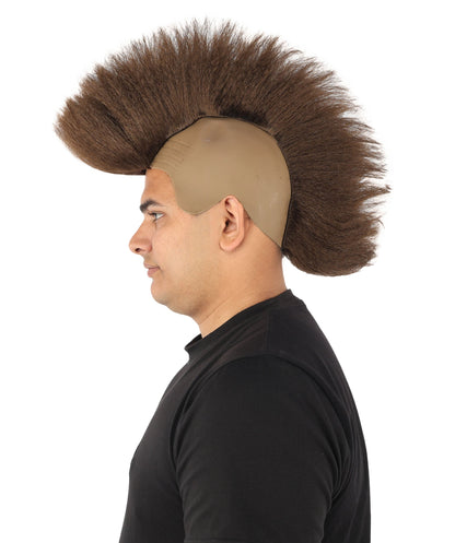 HPO Adult Men’s Spiky Wig | Multicolor Options | Cosplay, and Themed Events | Bold, High-Volume Style for Character Transformation