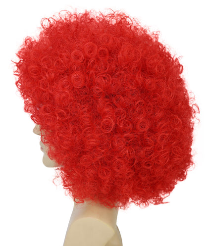Men’s Big Curly Afro Wig | Bold Hair for Halloween, Themed Parties | Multiple Color Options