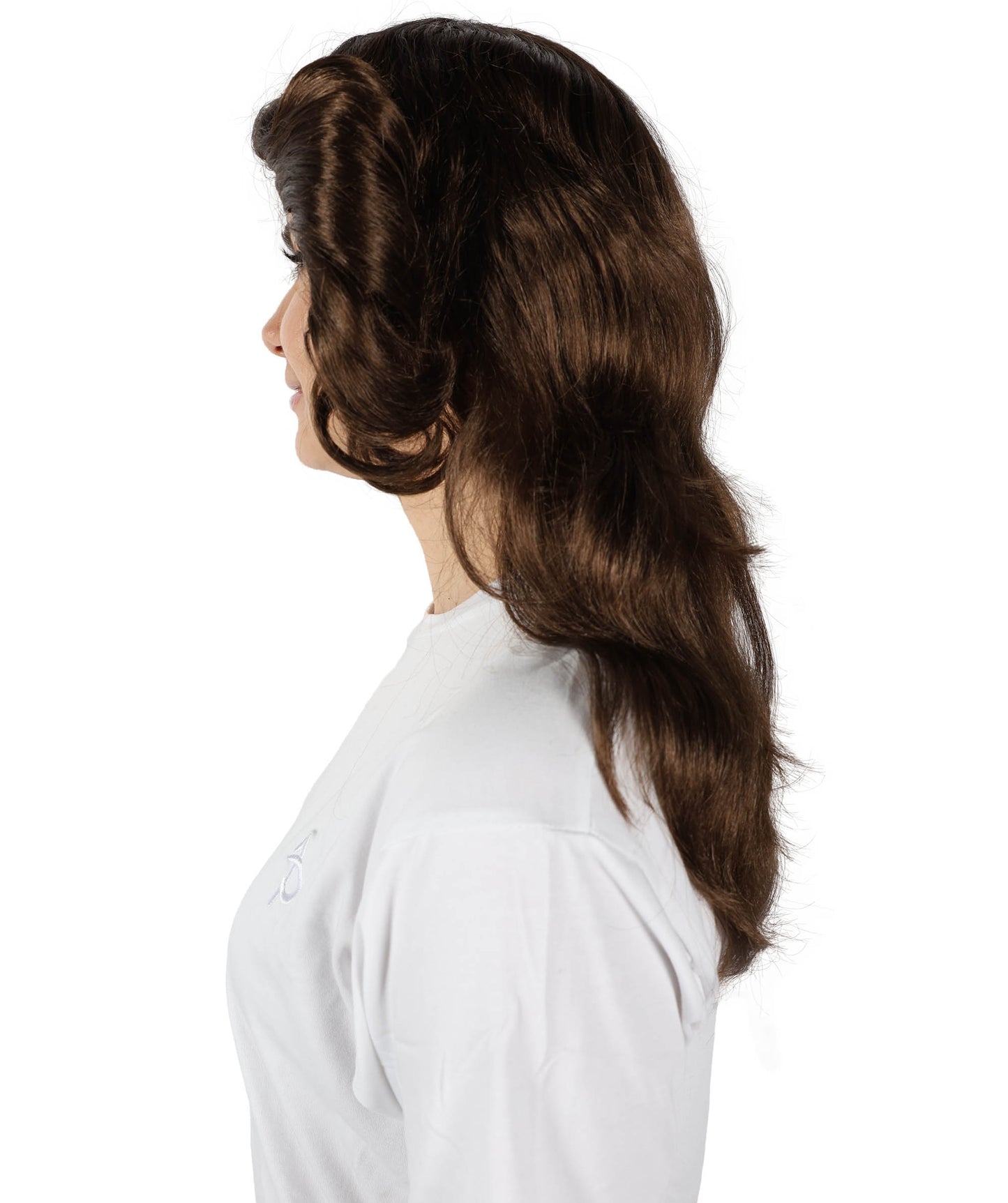 HPO Women's 70's Flick Multiple Color Retro Wig, Flame-retardant Synthetic Fiber