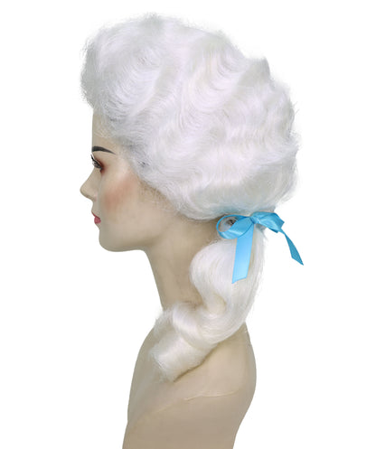 HPO Women’s Classic Elly May Clamped Multiple Wig With Two Blue Hair Ribbons