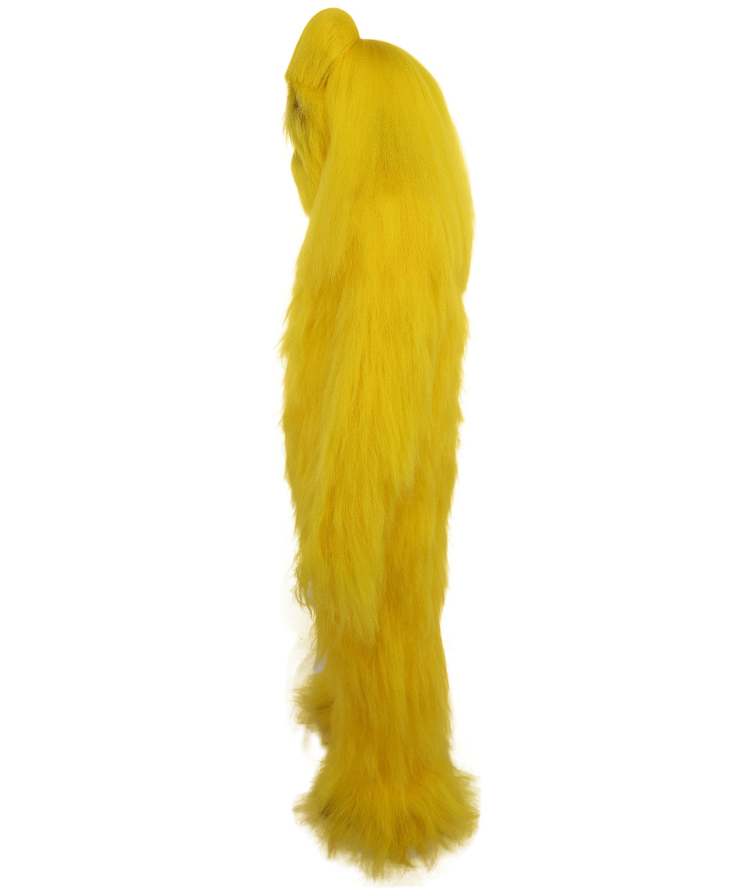 HPO Teen Extreme Hairy Person Costume Bundle & Mask Set - Full-Body Hair Suit Extra-Long Costume Wig for Halloween, Cosplay & Parties - Multiple Color Options