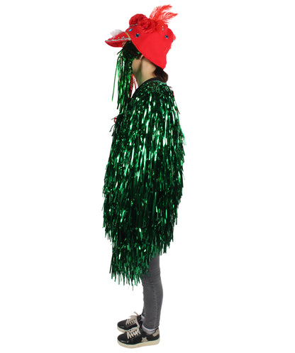 Adult Unisex DJ Tinsel Costume| Multiple Color Options