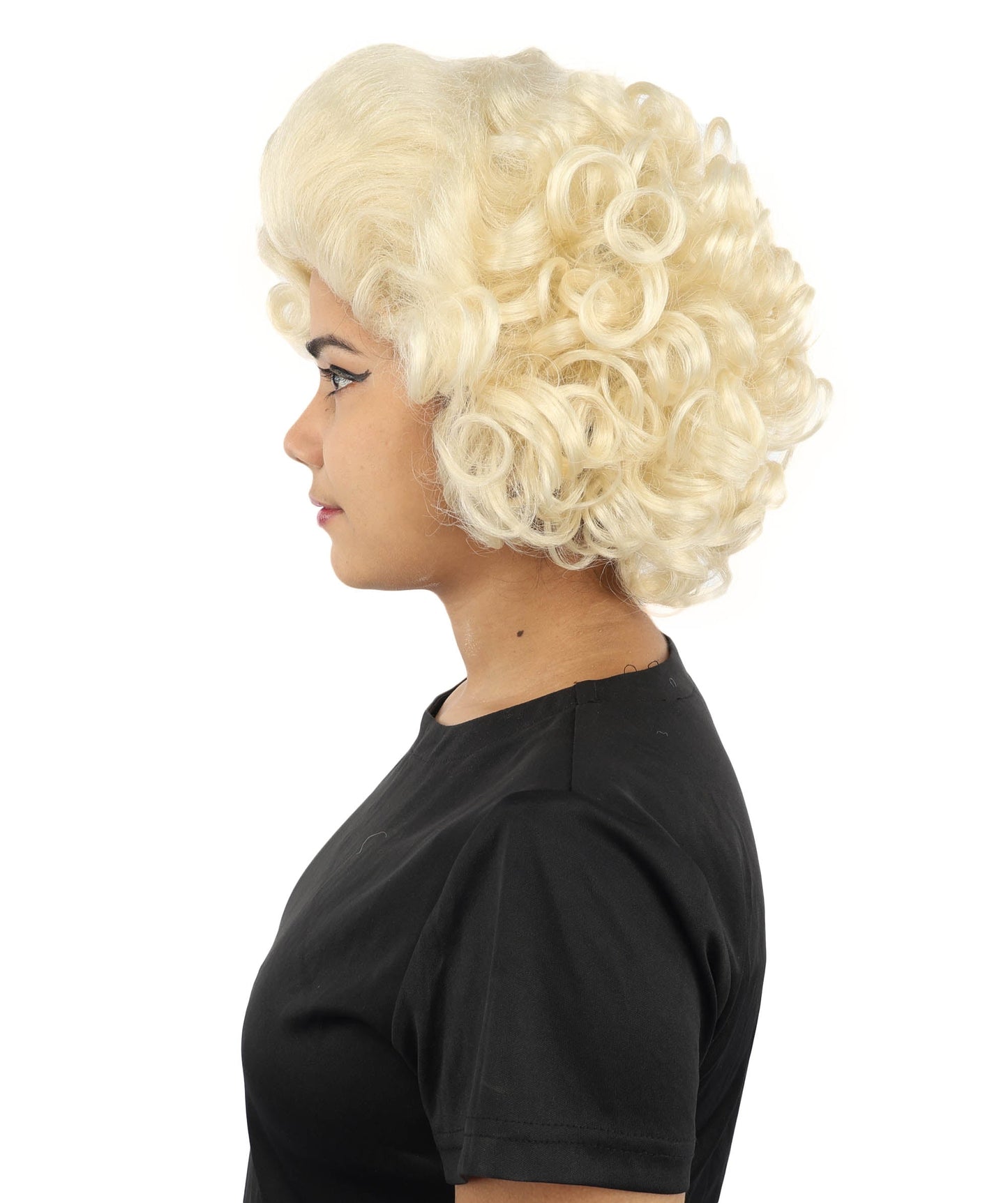 HPO Adult Women's Dame Edna Everage Wigs | Multiple Color Options | Drag Queen-Inspired Colorful Synthetic Hair for Parties, Stage Events | Breathable Capless Design