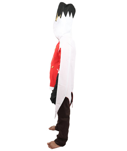 HPO Men's Anime Stolas Costume Set| Cloak, Tops, Pants, and Hat for Cosplay & Halloween