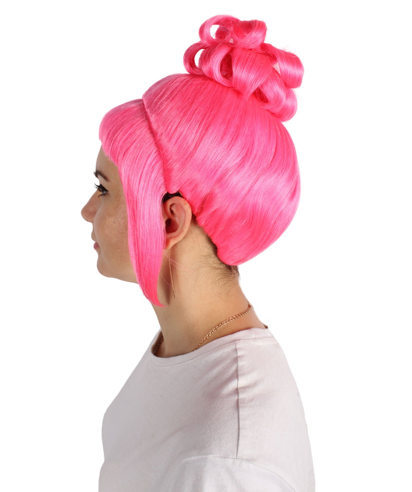 HPO  Women's Halloween Animated Lucy Updo Wig | Multiple Color Options