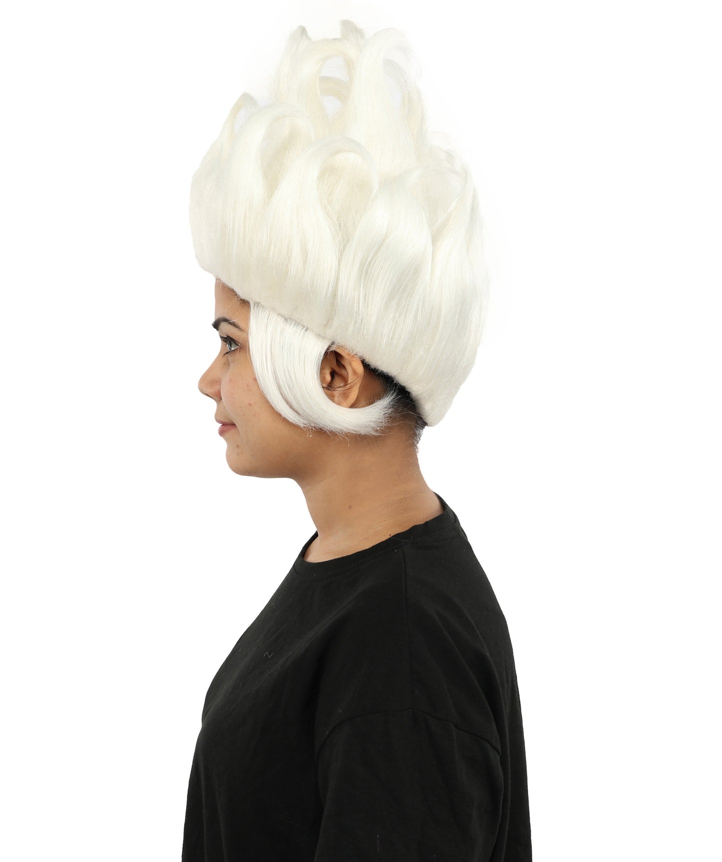 HPO Multiple color Sea Witch Wig – Curly Tentacle-Inspired Fancy Dress Wig for Women – Ocean Sorceress Cosplay Hair