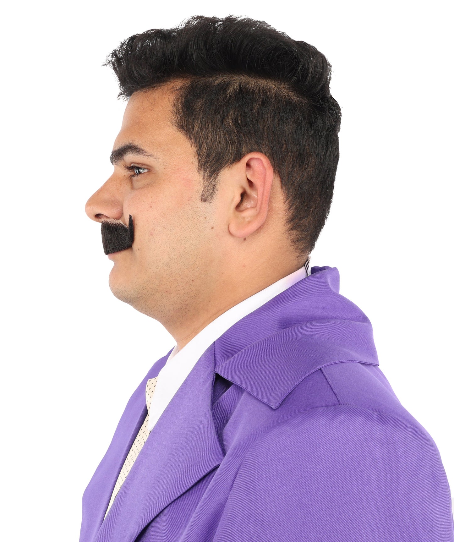 Men's Handlebar Style Mustache Set | Black Fancy Facial Hair