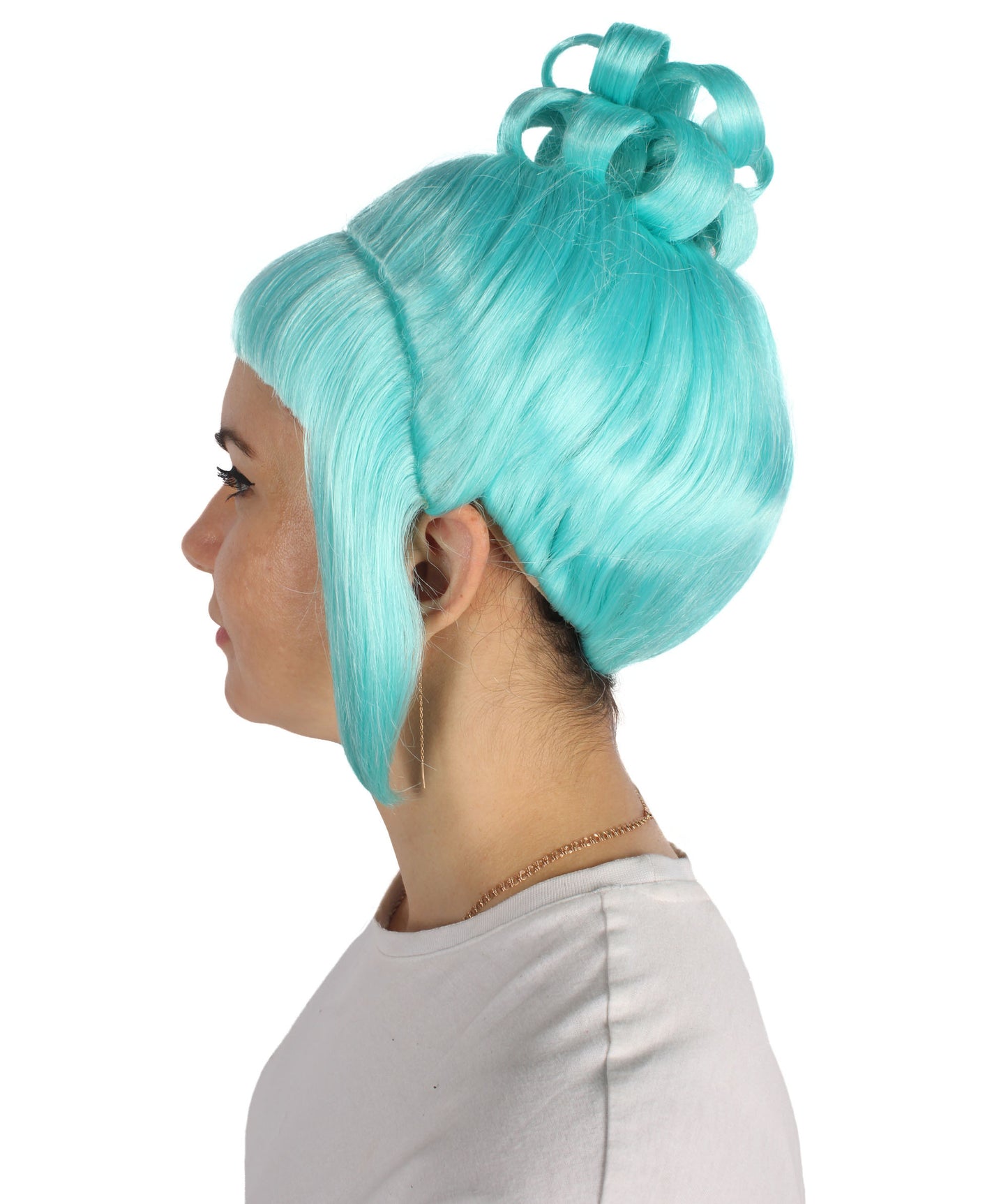 HPO  Women's Halloween Animated Lucy Updo Wig | Multiple Color Options