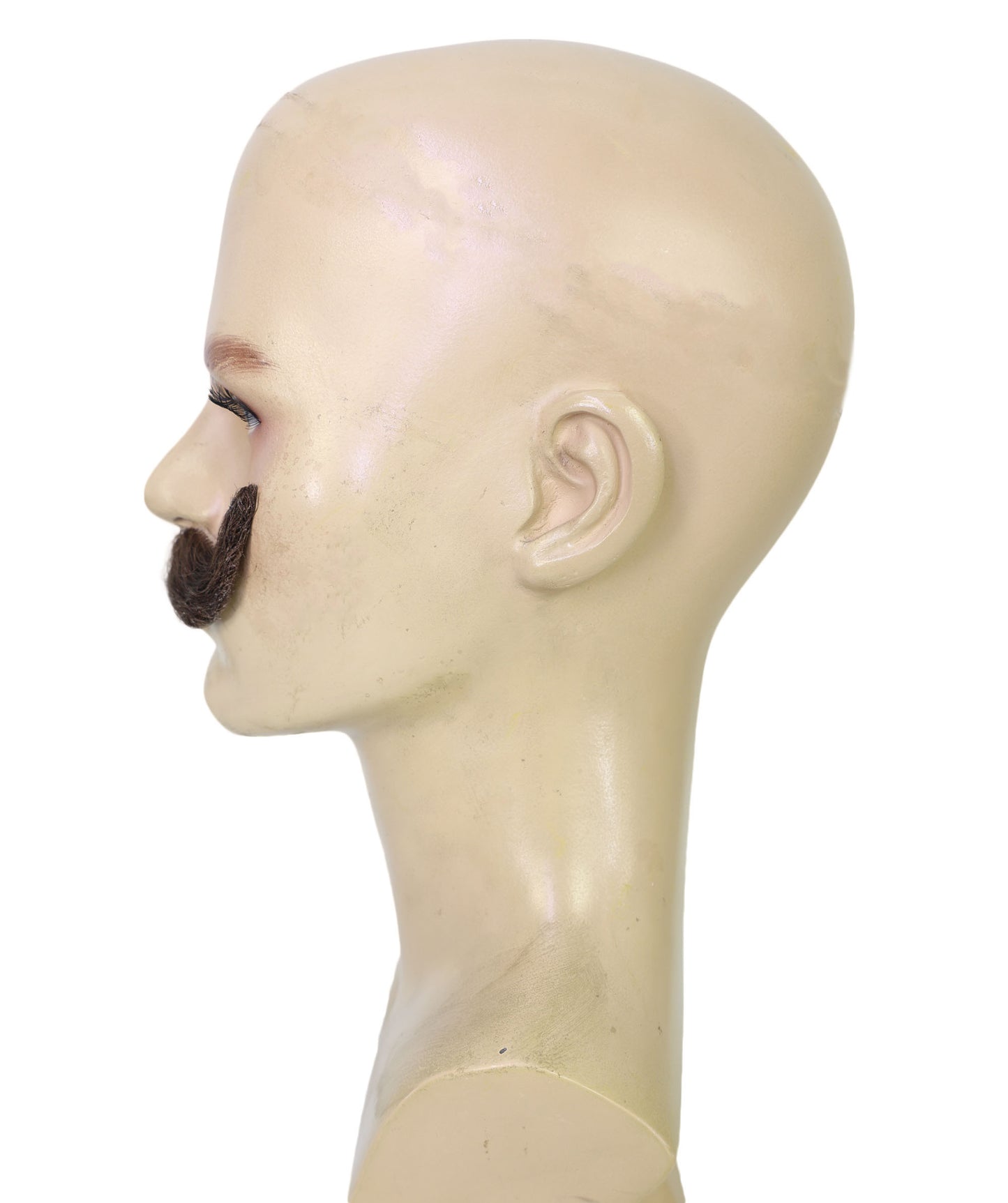 HPO Adult Men HANDLEBAR Tash – Multiple  Handlebar Mustache, Self-Adhesive Lightweight Synthetic Fiber Perfect for Cosplay and Themed Events