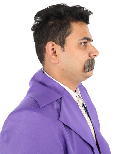 Men's Human Hair Moustache | Facial Hair Multiple Colours Option | HPO