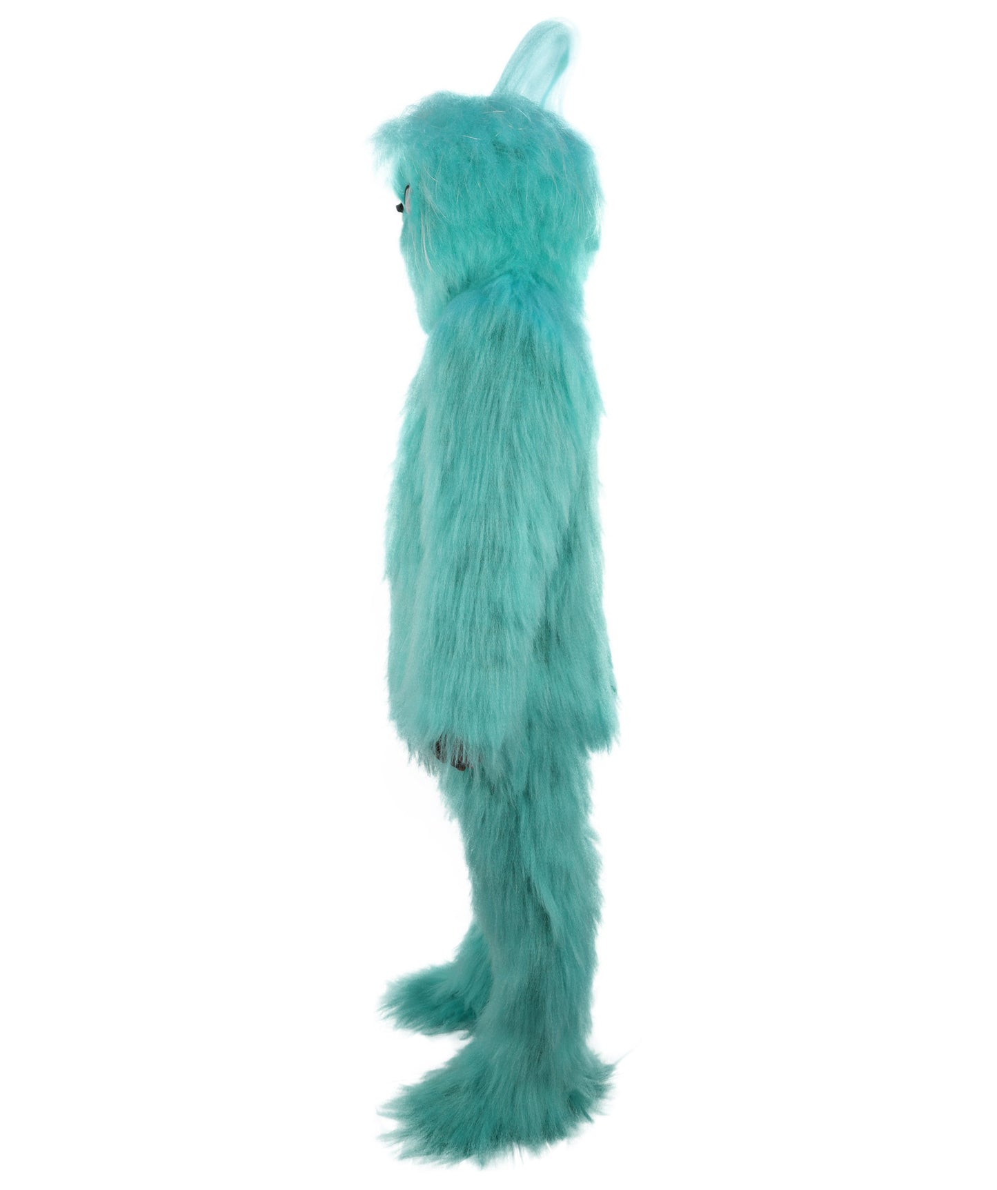 HPO Unisex Blue Furry Monster Costume, Mask and Bundle Set | Full Body Fur Costume with Matching Mask | Soft Plush Halloween Cosplay Outfit for Parties, Mascots & Performers