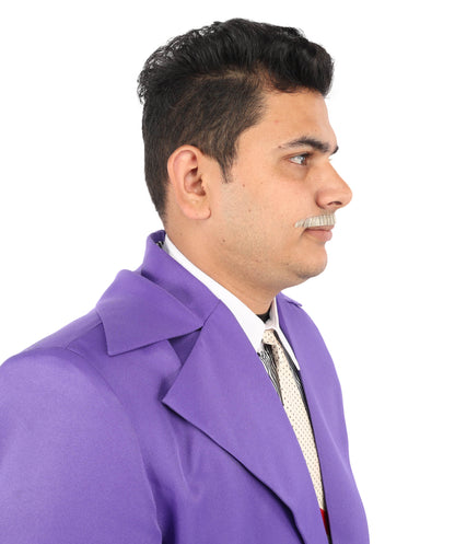 HPO  Men's Fake Synthetic Hair Mustache | Multicolor Color Options