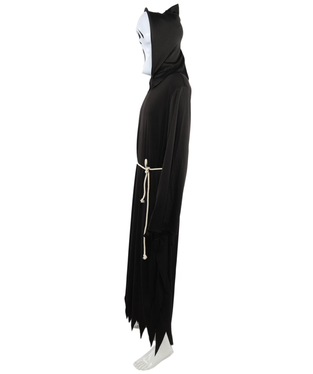 Adult Men’s Wailing Ghost Costume | Hooded Black Robe Outfit | Ideal for  Cosplay, Halloween & Themed Events