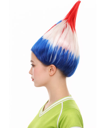 Egypt Flag Sport Afro Wig | Mid Eastern Play Event Halloween Wig