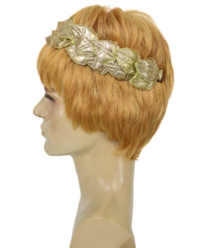 HPO Men’s Wavy Short Ginger Wig | Roman Emperor Inspired Historical Hairpiece | Theater, Gladiator Roleplay, Halloween & Cosplay Wig