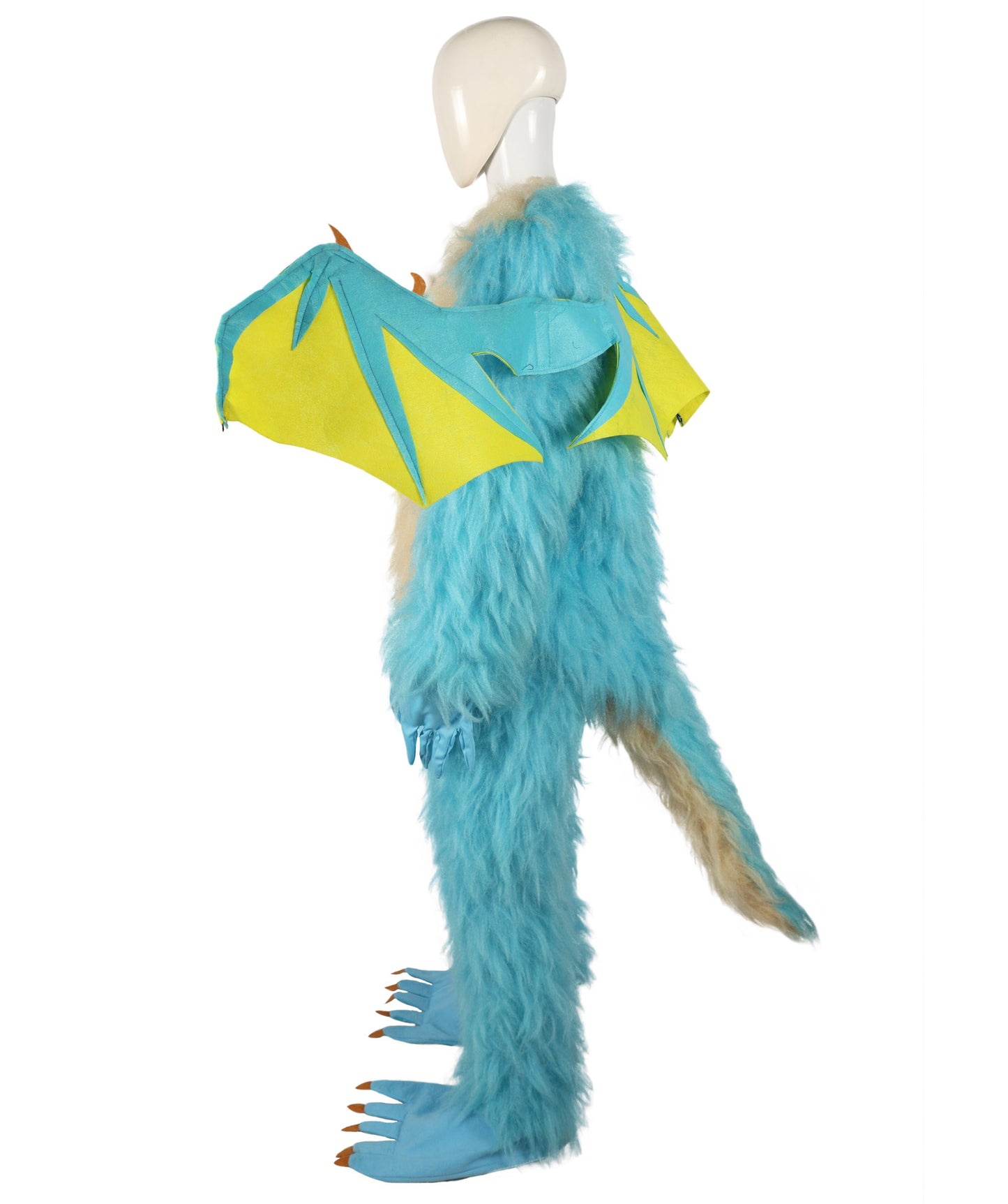 HPO Adult Unisex Carrot Guardian  Multicolor Dragon Bunny Costume & Bundel Set with Head Mask | Perfect for Halloween| Flame-retardant Synthetic Fabric