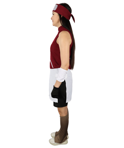 In Spirit Designs Sakura Costume - Pink Ninja Outfit, Perfect for Cosplay and Halloween Fun