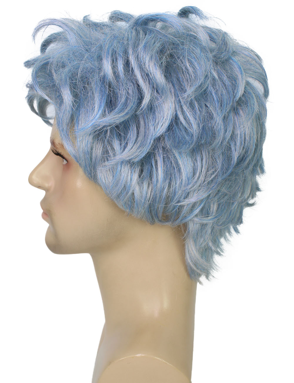 Men's 11" Inch Medium Length Straight Halloween Hero Villain Wig, Synthetic Soft Fiber Hair, Perfect for your next Conventiton and Group Anime Party! | HPO
