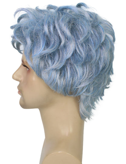 Men's 11" Inch Medium Length Straight Halloween Hero Villain Wig, Synthetic Soft Fiber Hair, Perfect for your next Conventiton and Group Anime Party! | HPO
