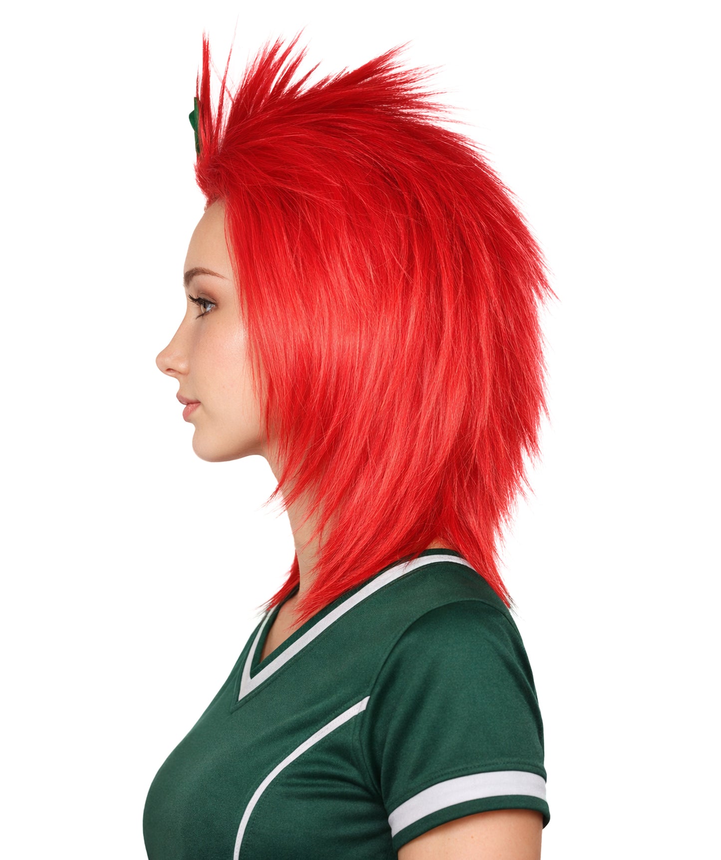 Morocco Flag Sports,80's Mullet Wig | Premium Breathable Capless Cap