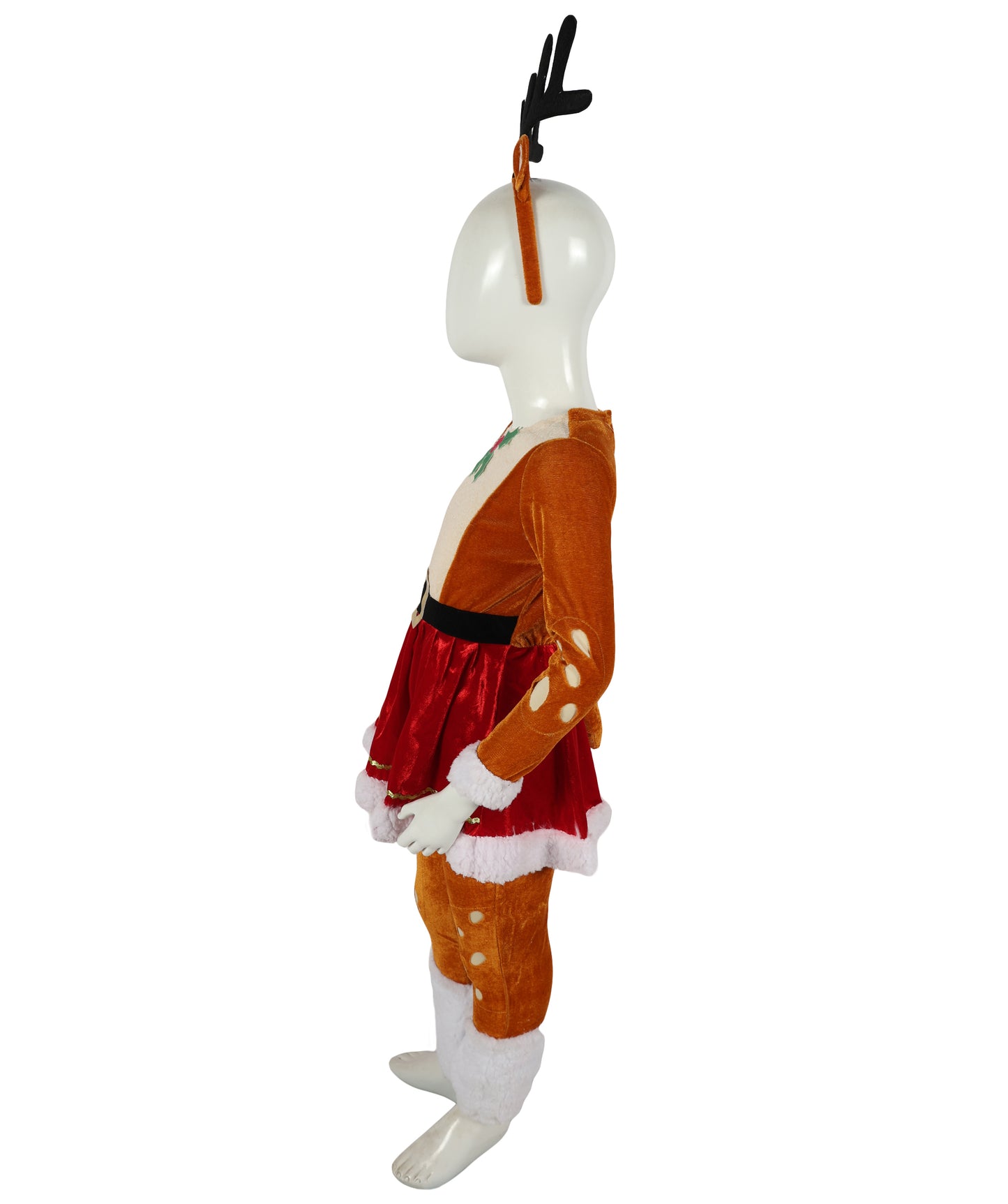 HPO Adult & Teen Women's Inflatable Reindeer Costume | Fun Holiday Outfit with Antlers – Christmas Party