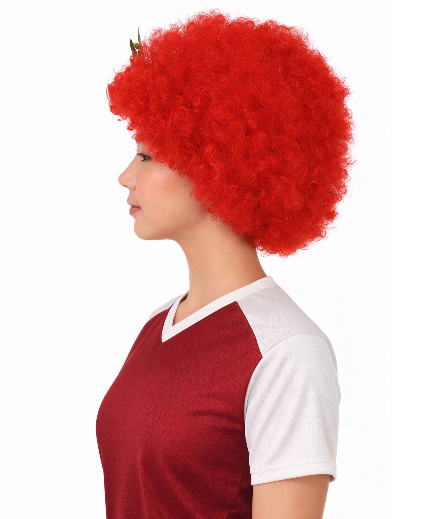 Morocco Flag Sport Afro Halloween Wig