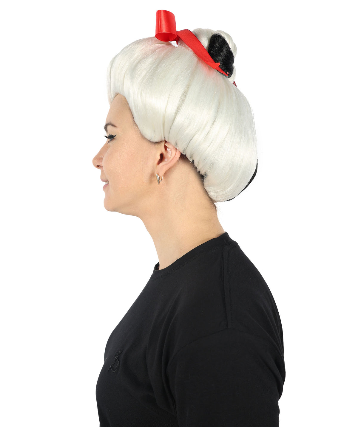 Japanese Geisha Womens Wig | Asian Sumo Kung Fu Fancy Halloween Wig