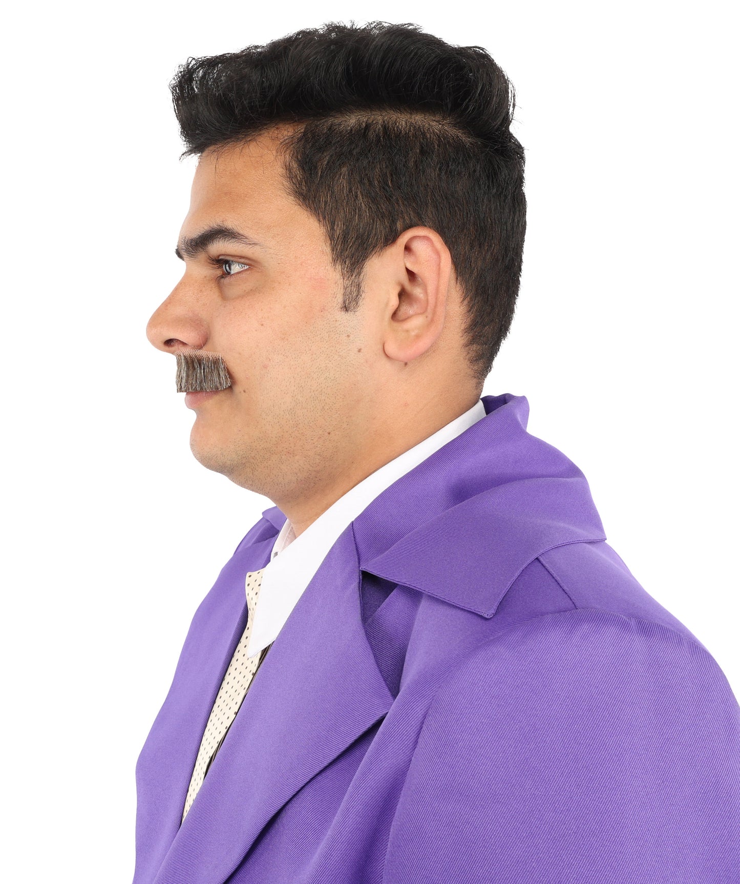 Men Moustache Human Hair  | Facial Hair Multiple Colours Option | HPO