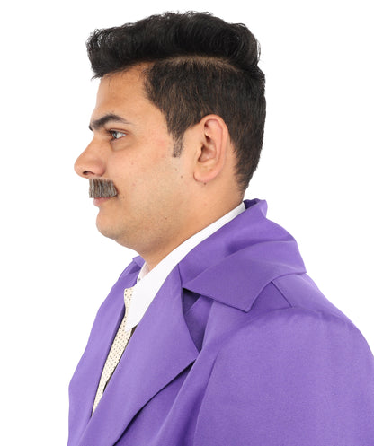 Men Moustache Human Hair  | Facial Hair Multiple Colours Option | HPO