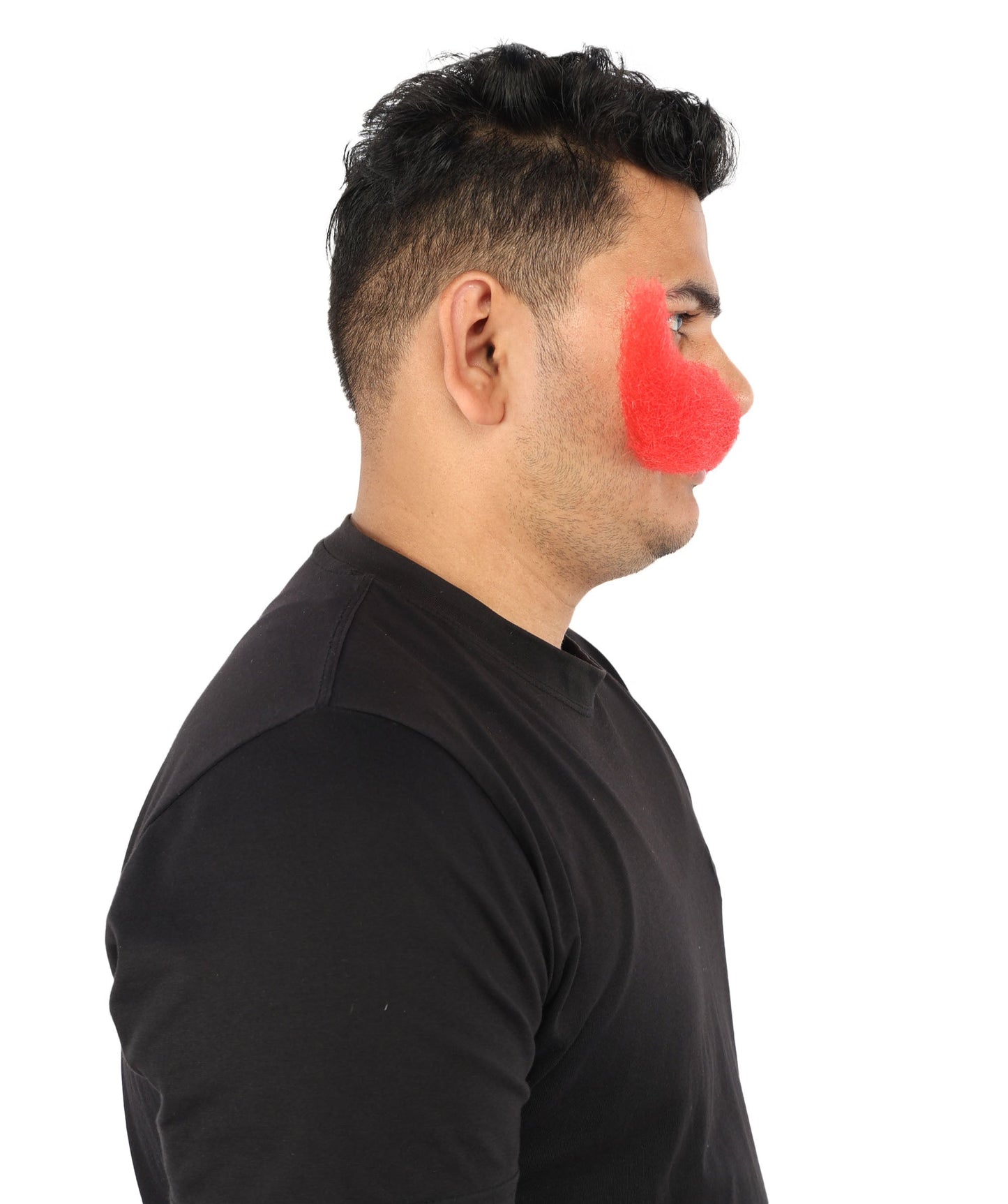 HPO Adult Men's Giant Mustache | Multiple Color Options | Self-Adhesive Fake Mustache | Realistic Costume Facial Hair Accessory for Halloween, Parties & Roleplay