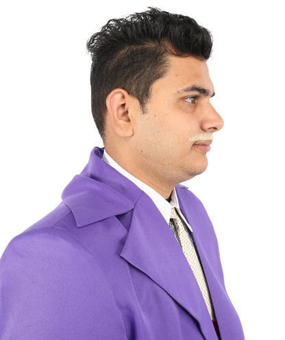 HPO  Men's Fake Synthetic Hair Mustache | Multicolor Color Options