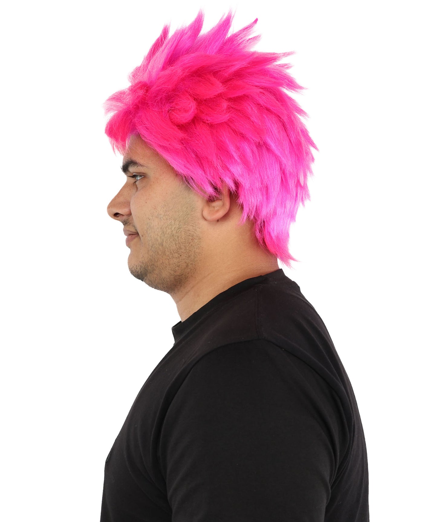 HPO Adult Men's Japanese Superhero Manga Spiky Wig |  Multi Color Options