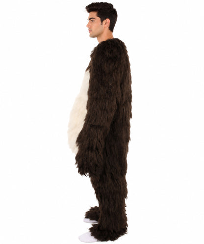 Unisex Dark Brown Grizzly Bear Costume | Best for Halloween| Flame-retardant Synthetic Fabric