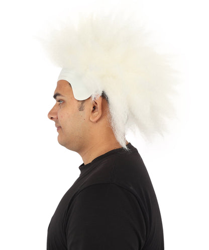 Men's Spiky Clown Theatrical Wig | Multicolor Options | Create of synthetic fiber, massive spiky volume, integrated forehead piece | Party, Halloween, theater, drag, performance, costume events