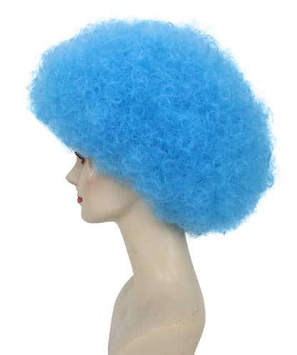 Adult Unisex Big Curly Afro Wig | Bold Costume Hair for Halloween, Cosplay, and Themed Parties | Multiple Color Options