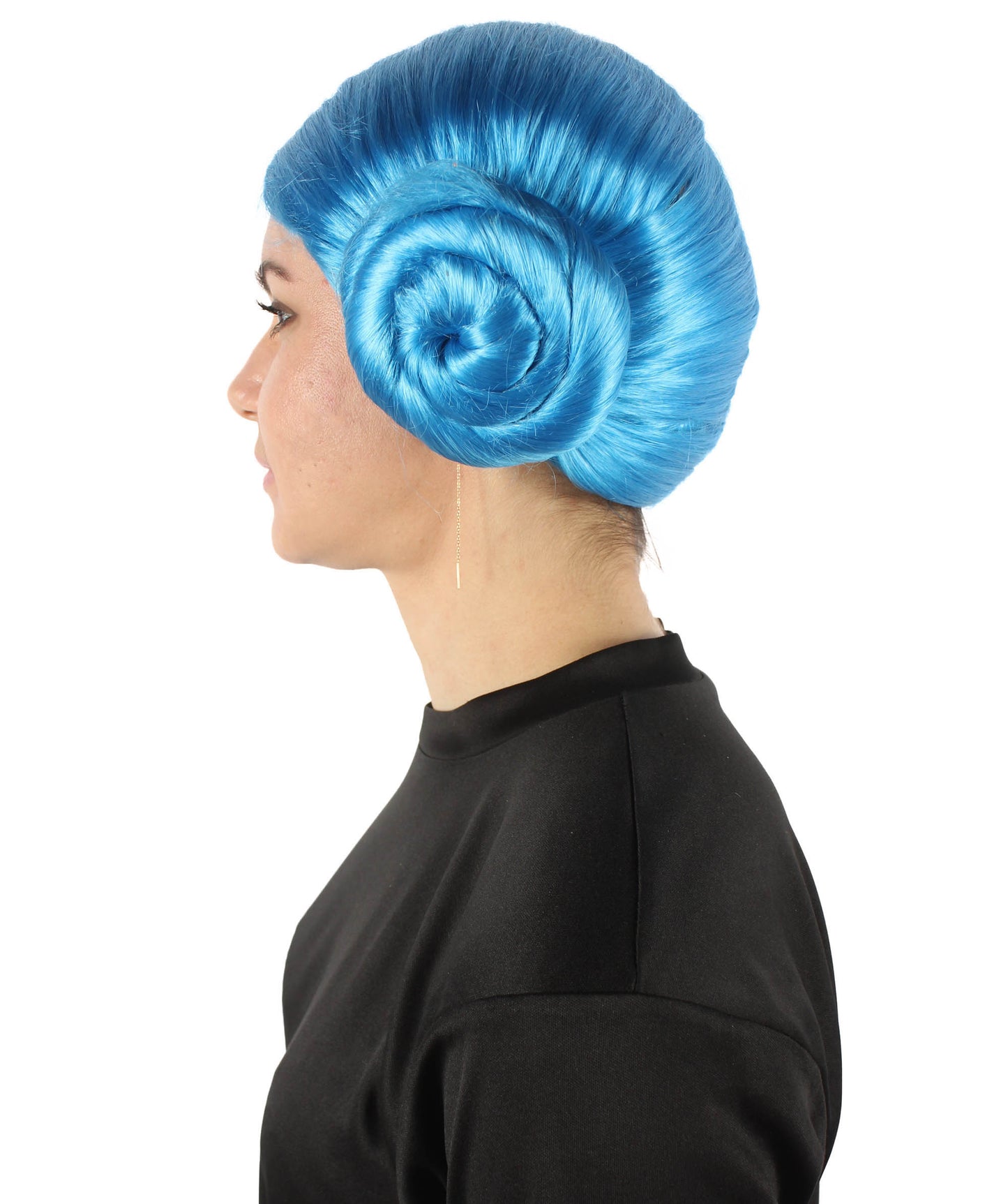 HPO Multiple Space Bun Wig – Sci-Fi Inspired Fancy Dress Costume Wig for Women – Galactic Hero Wig