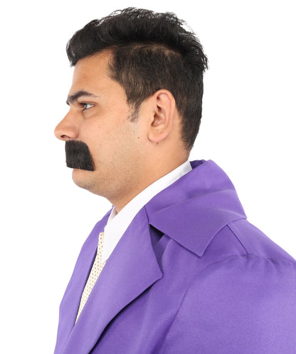 HPO Men's Human Hair Mustache Fancy Facial Hair