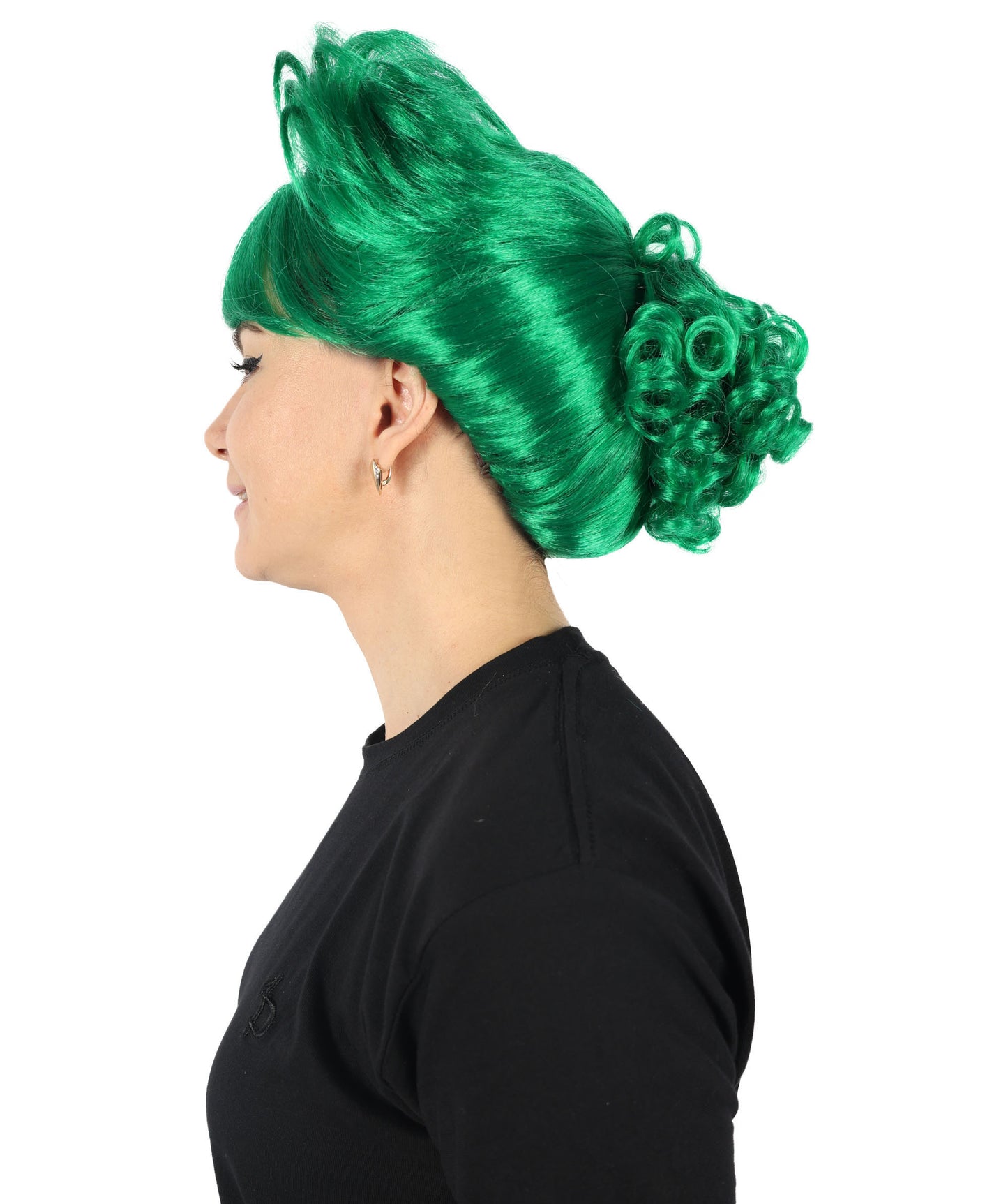 HPO Women's Bun Style 50s Housewife Multiple Wig | Halloween and Cosplay Wig | Flame-retardant Synthetic Fiber