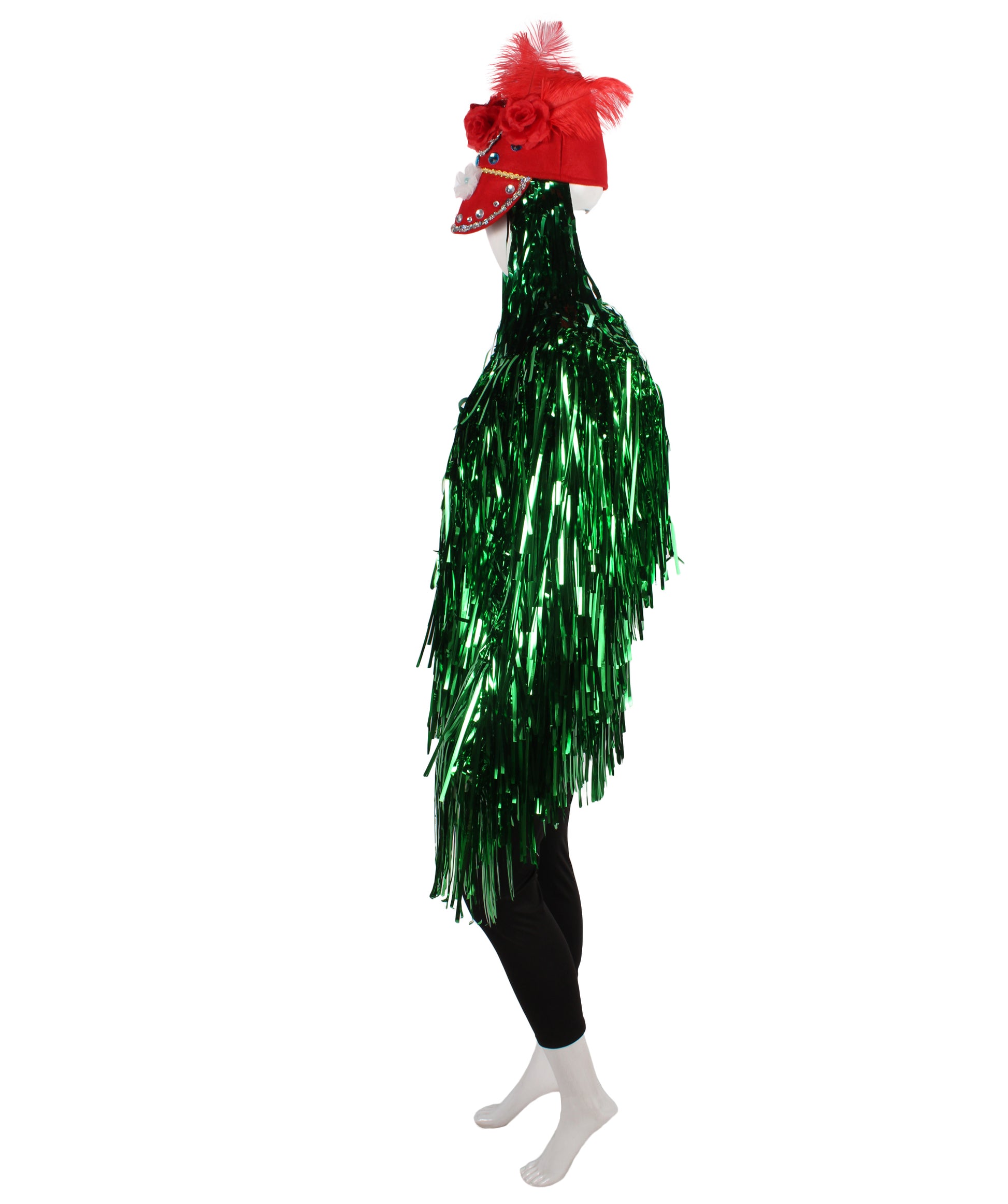 Green DJ Tinsel Costume