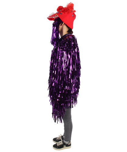 Adult Unisex DJ Tinsel Costume| Multiple Color Options
