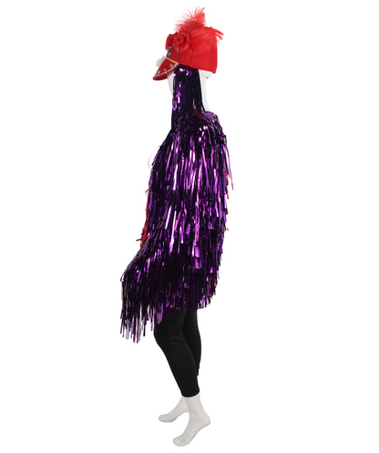 Red/Purple Tinsel Costume