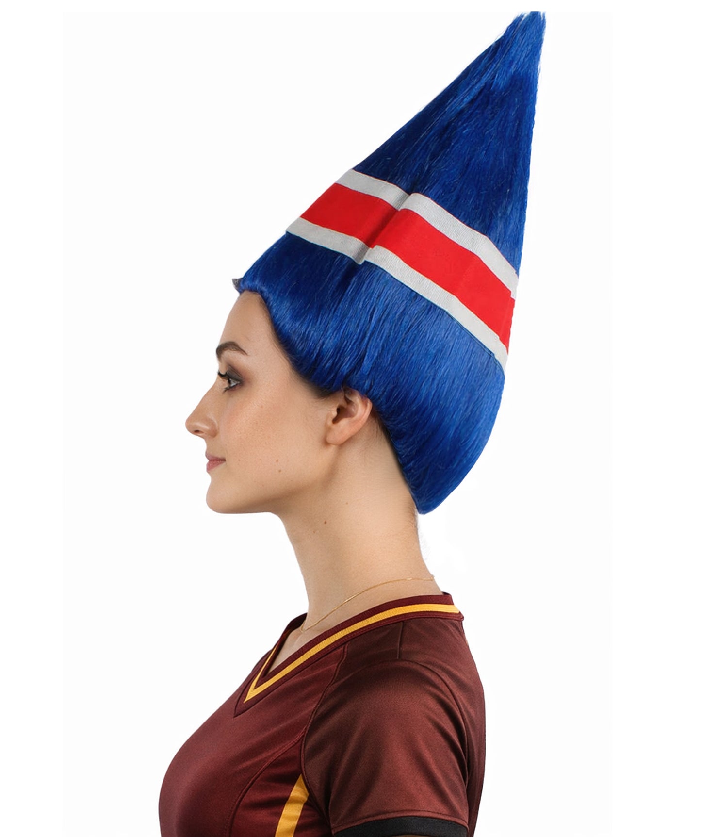 Iceland Flag Sport Troll Wig | Premium Breathable Capless Cap