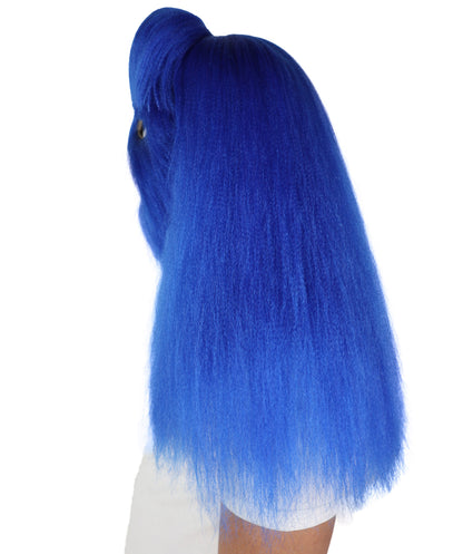 HPO Unisex Extreme Hairy Person Costume, Mask and Bundle - Full-Body Hair Suit Extra-Long Ash Brown Costume Wig for Halloween, Cosplay & Parties