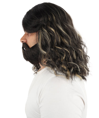 HPO Long Shaggy Layered Wig | Wavy Retro Style Costume Hair | Full Volume Hairpiece for Cosplay, Styling & Themed Styling
