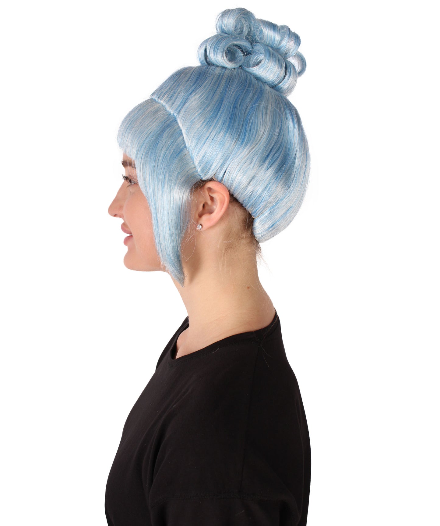 HPO  Women's Halloween Animated Lucy Updo Wig | Multiple Color Options