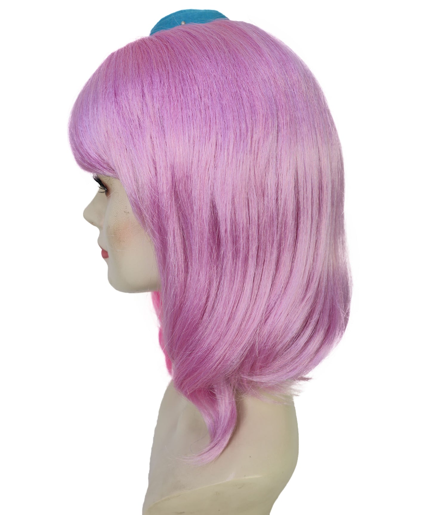 HPO Women's Futuristic Anime-Style Medium Multiple Wig | Sleek Adult Cosplay Hairpiece | Halloween,Roleplay & Themed Events