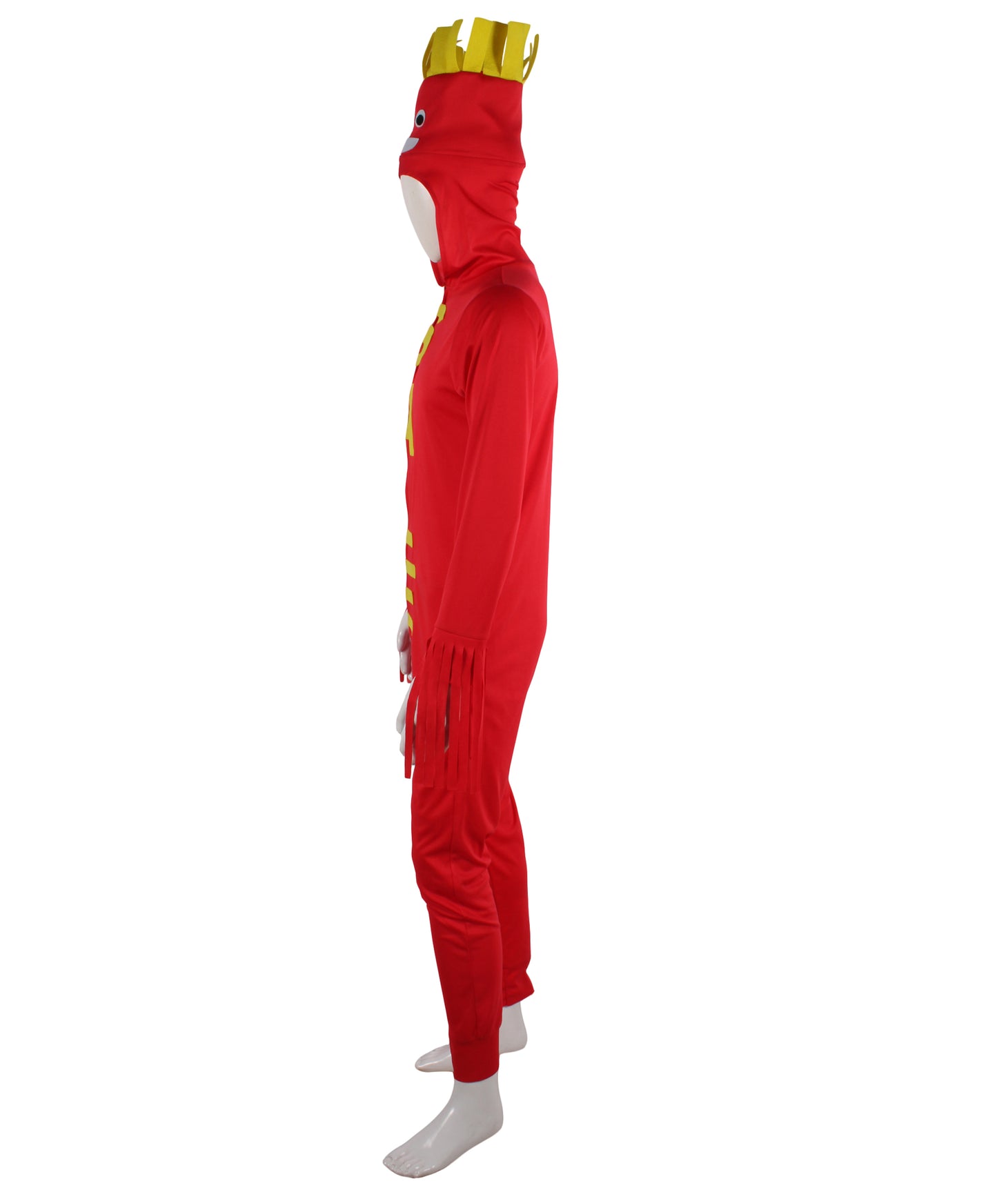 HPO Women's Funny Red Elves Costume| Perfect for Halloween| Flame-retardant Synthetic Fabric