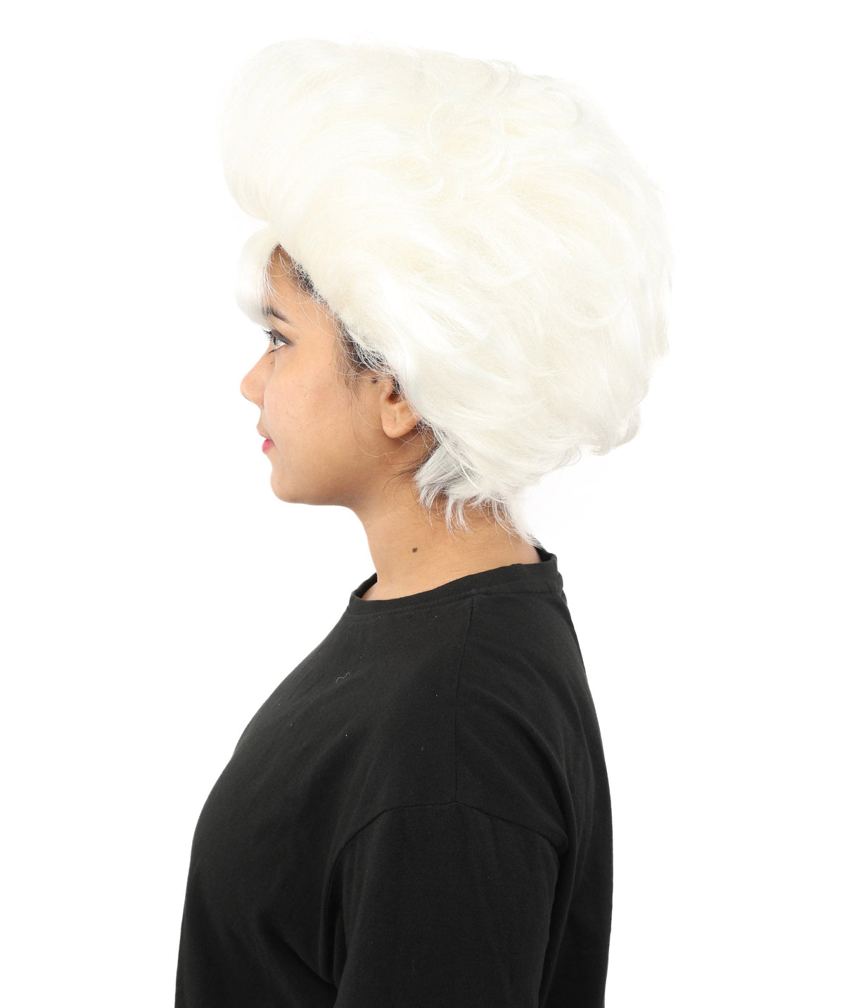 Women's Voluminous Retro Wig | Multiple Color Options, create of synthetic fiber, teased curly volume, breathable capless cap | Party, Halloween, theater, drag, performance, costume events